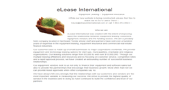 Desktop Screenshot of eleaseinternational.com